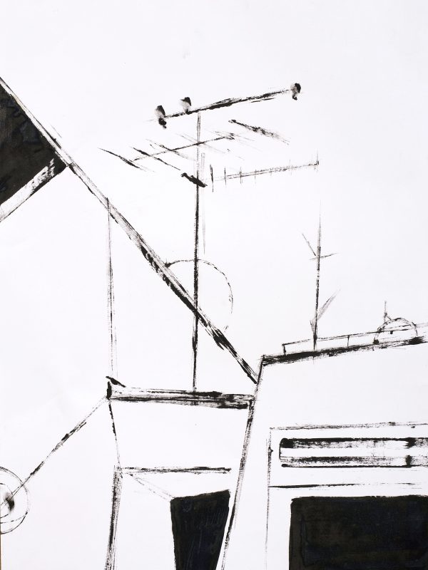 TRITTICO, inchiostro calcografico su carta, 50x70 cm, 2017