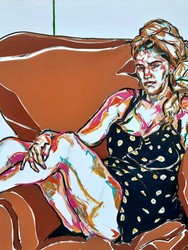 Essere - olio su tela, 130 x 145 cm, 2020