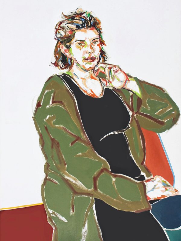 Senza Titolo, olio su tela, 106 x 165 cm, 2022