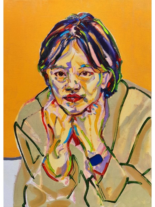 The Rain Girl, oil on canvas, 50x70 cm, 2024